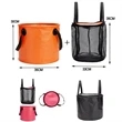Collapsible Fishing Bucket With Handle | https://www.bestnamebadges.com