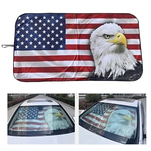 Foldable Car Windshield Cover | https://www.bestnamebadges.com