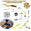 188Pcs Fishing Accessories Kit | https://www.bestnamebadges.com
