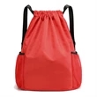 Drawstring Backpack with Mesh Pockets | https://www.bestnamebadges.com