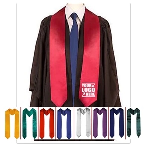 Plain Graduation Honor Stole Classic | https://www.bestnamebadges.com