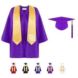 Preschool And Kindergarten Graduation Cap,Gown,Tassel Sets | https://www.bestnamebadges.com