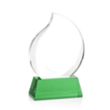 Preswick Flame Award on Base | https://www.bestnamebadges.com