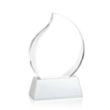 Preswick Flame Award on Base | https://www.bestnamebadges.com