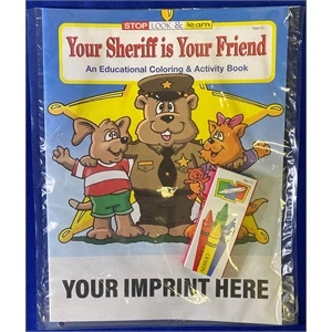 Your Sheriff is Your Friend Coloring Book Fun Pack
