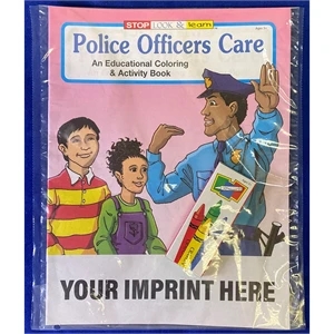 Police Officers Care Coloring and Activity Book Fun Pack