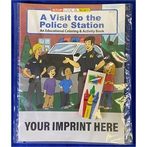A Visit to the Police Station Coloring Book Fun Pack