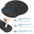 Mouse Pad With Wrist Support | https://www.bestnamebadges.com