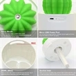 Cactus Air Humidifiers With Night Light | https://www.bestnamebadges.com