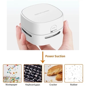 Portable Mini Desktop Vacuum Cleaner Debris Sweeper