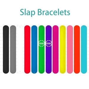 Custom Slap Bracelets Wristbands All Size