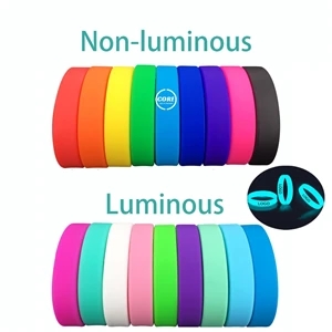 Silicone Bracelet Luminous & Non-Luminous