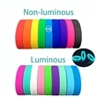 Silicone Bracelet Luminous & Non-Luminous | https://www.bestnamebadges.com