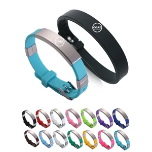 Adjustable Silicone Wristband Bracelets