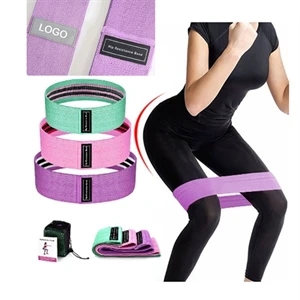 3 Different Strenth Fabric Resistance Exercise Booty Bands | https://www.bestnamebadges.com