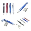 8 In 1 Aluminum Pen-Style Tool Kit | https://www.bestnamebadges.com