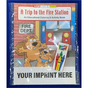 A Trip to the Fire Station Coloring Book Fun Pack