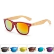 Bamboo Wood Sunglasses | https://www.bestnamebadges.com