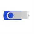 Quick Ship USB Flash Drives Rotating Swivel Pen Drive | https://www.bestnamebadges.com