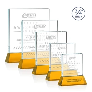 Terra Award on Newhaven - Amber | https://www.bestnamebadges.com