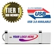 Acadia Slim plastic USB drive | https://www.bestnamebadges.com