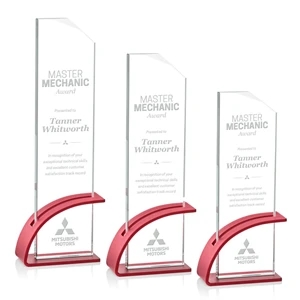 Barton Award - Red | https://www.bestnamebadges.com