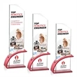 Barton VividPrint™ Award - Red | https://www.bestnamebadges.com