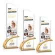 Barton VividPrint™ Award - Gold | https://www.bestnamebadges.com
