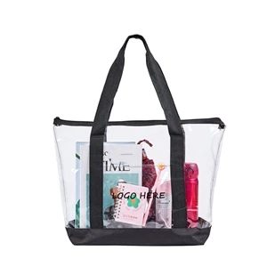 Liberty Bags Large Clear Tote | https://www.bestnamebadges.com