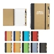 Eco-Inspired Spiral Notebook With Pen | https://www.bestnamebadges.com