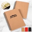 Kraft Cover Sprial Notebooks | https://www.bestnamebadges.com