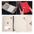 Personalized A5 Pu Leather Binder Notebook | https://www.bestnamebadges.com