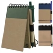 Recycled Jotter Notepad With Paper Pen | https://www.bestnamebadges.com