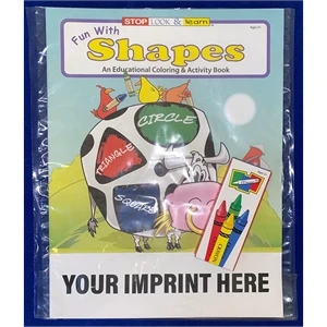 Fun with Shapes Coloring Book Fun-Pack
