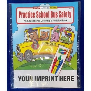 Practice School Bus Safety Coloring Book Fun Pack