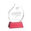 Preswick Flame Award on Base | https://www.bestnamebadges.com