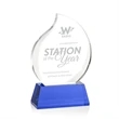 Preswick Flame Award on Base | https://www.bestnamebadges.com