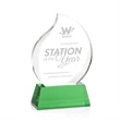 Preswick Flame Award on Base | https://www.bestnamebadges.com