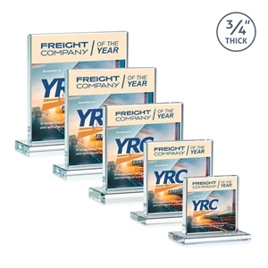 Terra VividPrint™ Award - Clear | https://www.bestnamebadges.com