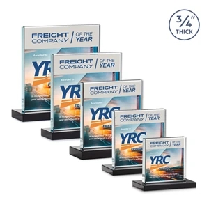 Terra VividPrint™ Award - Black | https://www.bestnamebadges.com