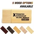 Rectangular Wooden USB Flash Drives with Magnetic Closure | https://www.bestnamebadges.com