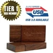 Rectangular Wooden USB Flash Drives with Magnetic Closure | https://www.bestnamebadges.com