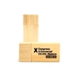 Rectangular Wooden USB Flash Drives with Magnetic Closure | https://www.bestnamebadges.com