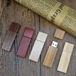 Slim Wooden USB Flash Drive | https://www.bestnamebadges.com