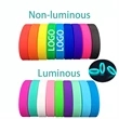Silicone Bracelet Luminous & Non-Luminous | https://www.bestnamebadges.com