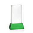 Merit Award on Base - Green | https://www.bestnamebadges.com