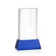 Merit VividPrint™ Award on Base - Blue | https://www.bestnamebadges.com