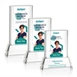 Merit VividPrint™ Award on Base - Clear | https://www.bestnamebadges.com