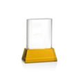 Merit VividPrint™ Award on Base - Amber | https://www.bestnamebadges.com