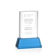 Merit Award on Base - Sky Blue | https://www.bestnamebadges.com